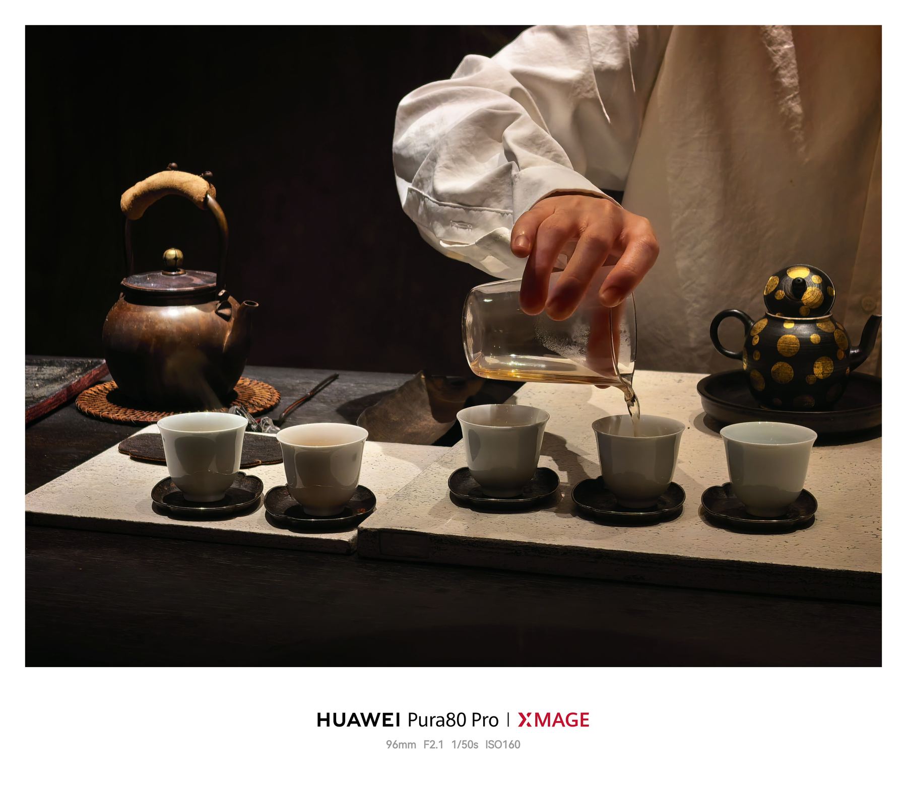 A close view of a tea pot